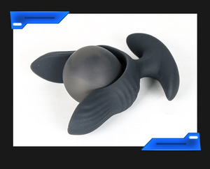 Nouveau plug anal gonflable vibrant en silicone avec télécommande - Product Image 6
