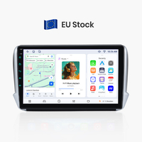 Radio Junsun de 10 pulgadas con Carplay inalámbrico y Android Auto para Peugeot 208 2008 2013-2019, reproductor de DVD para coche, radio multimedia con GPS y navegador.