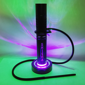 Cachimba luminosa de aluminio de una sola manguera Simple <span class=keywords><strong>y</strong></span> elegante con <span class=keywords><strong>accesorios</strong></span> completos Cachimba electrónica - Product Image 6
