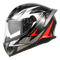 Casque Moto Intégral Modulable Personnalisé Hommes Femmes avec Grand Spoiler