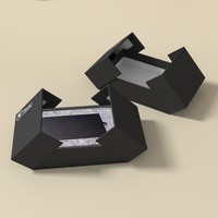 Boîte en papier pour carte fantaisie de luxe personnalisée avec insertion Boîte d'emballage pour carte de cadeau en banque Boîte pour carte de membre VIP en bande de crédit