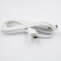 Kabel Kabel MP3 Pengisi Daya USB 5Pin 5P V3, USB Mini 1M