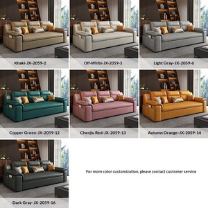 Tech Cloth Foldable <b>Sofa</b> <b>Bed</b> Nordic Style Telescopic Multifunctional Furniture <b>With</b> <b>Storage</b> For Small Household Living Room - Product Image 5