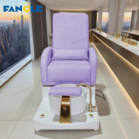 Nouveau design de luxe pour le massage des mains, les ongles, spa, pédicure, fauteuil de massage électrique des pieds, spa, pédicure
