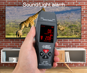 SMART SENSOR เครื่องทดสอบสนามแม่เหล็กแบบดิจิตอลระดับมืออาชีพ เครื่องตรวจจับแรงแม่เหล็ก EMF - Product Image 5