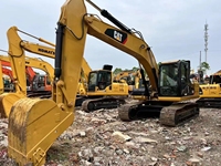 Excavatrice Caterpillar d'occasion Cat 320D de 20 tonnes, d'origine japonaise, en excellent état, à Shanghai