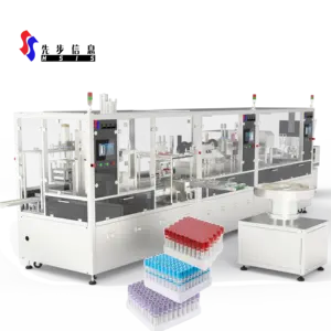 Macchine che producono tubi a vuoto, linea di produzione della macchina per l'assemblaggio di provette del sangue