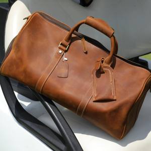 Accessori da viaggio portatili in pelle vera borsa da Golf in stile europeo americano stile retrò - Product Image 2