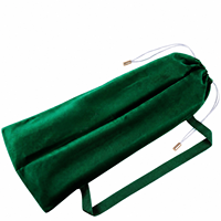 Sac de rangement de luxe pour règle et plateau de Mahjong, pochette de transport en velours à cordon avec double compartiment pour ensemble de jeu de Mahjong américain à domicile
