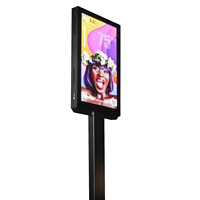 P3 p4 pôle led module extérieur 3D LED panneau d'affichage numérique et panneau d'affichage pour la publicité écran LED