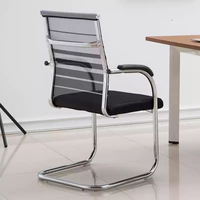 Vente en gros de chaise de direction moderne de haute qualité à dossier moyen meilleure chaise de bureau ergonomique en maille