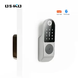 Tebal Sidik Jari Smart Tugas Berat Outdoor Reset 4 Kode Kombinasi Kunci untuk Rumah Gerbang Besi dengan Kartu Kunci Remote Control