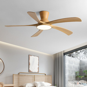Ceiling Fan Light With Led Fixed Blade 52 Inch For Living Room Bedroom Home Use - Product Image 1