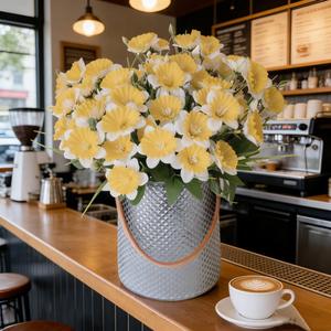 Narcisse artificiel très vendu, décoration florale pour la maison, arrangement de fleurs pour vase, fleurs de décoration de mariage, fleurs artificielles en gros - Product Image 3
