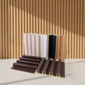 Panel de Pared WPC Ignífugo e Impermeable, Diseño Clásico para Sala de Estar, Hotel y Uso Comercial, Expo Marzo 2026 - Product Image 1