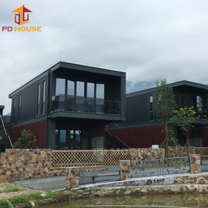 Hai Tầng Sang Trọng Cao Cấp Vận Chuyển <span class=keywords><strong>Container</strong></span> Glamping Khách Sạn Nhà Mô-đun Khu Danh lam thắng cảnh Đất Nước Căn Hộ Biệt Thự Nhà Ở - Product Image 1