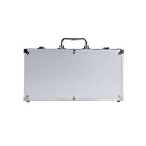 Juego <span class=keywords><strong>de</strong></span> <span class=keywords><strong>fichas</strong></span> <span class=keywords><strong>de</strong></span> póquer OEM 300 Texas Hold'em con estuche <span class=keywords><strong>de</strong></span> aluminio que incluye <span class=keywords><strong>fichas</strong></span> y distribuidor - Product Image 4