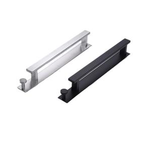 Porte-serviettes en fonte, sans perçage, pour salle de bain, porte-serviettes simple, accessoires de salle de bain, barre à serviettes, design moderne et écologique - Product Image 4