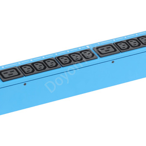Smart PDU 0U C13 C19 Alemania Reino Unido EE. UU. Universal 24 36 42 Way Port Server Rack Gabinete Unidad de distribución de energía para IDC y minería - Product Image 3