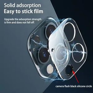 HD rõ ràng đen vàng máy ảnh bảo vệ cho <span class=keywords><strong>iPhone</strong></span> 11 12 13 14 cộng với Pro Max ống kính tempered glass bảo vệ màn hình - Product Image 4