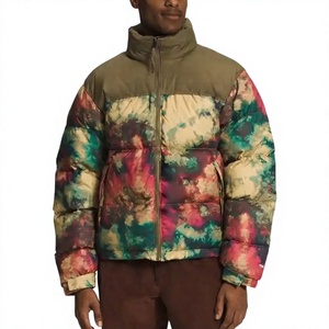 Fashion Style Men's <b>Warm</b> Hooded Puffer Jacket Oem <b>Waterproof</b> Front Logo High Street Style Winter Streetwear - Product Image 2