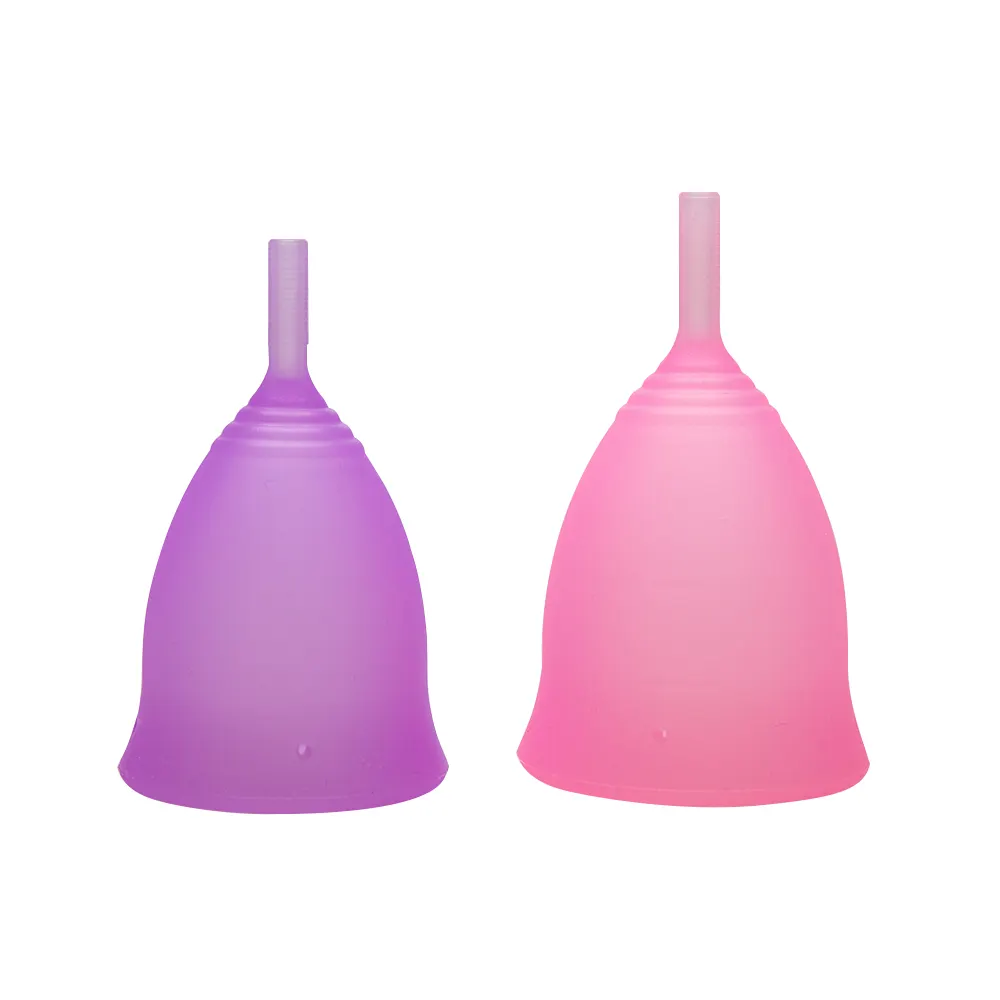 Eco-Friendly 2024 100% Silicone Women Reusable Menstrual Cup For Woman