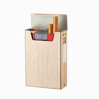 Etui à cigarettes multifonction étanche au vent Usb électronique rechargeable Etui à cigarettes en métal