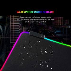 Alfombrilla de Ratón para Juegos RGB LED Grande con 10 Efectos de Iluminación Intermitentes, Base de Goma Antideslizante, Interfaz USB 2.0 - En Existencia - Product Image 6