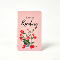Jeu de cartes d'affirmations positives personnalisées avec boîte cadeau et support en bois OEM ODM pour l'amour-propre, la pleine conscience et le bien-être