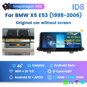 Snapdragon Android 12 reproductor de DVD del coche de la pantalla de Audio estéreo para <span class=keywords><strong>BMW</strong></span> 5 <span class=keywords><strong>E39</strong></span> E53 X5 <span class=keywords><strong>M5</strong></span> <span class=keywords><strong>1999</strong></span> - 2006 la radio del coche - Product Image 2