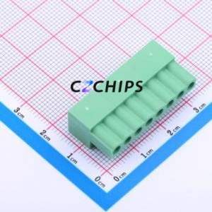 JL396-39608G01 Plug-in Terminal Block P=3.96mm Connector ( Connector Type: Plug )( Construction: 1x8P )( Pitch: 3.96mm ) - Product Image 2