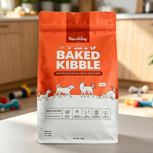 Sacs à fond plat avec logo personnalisé, impression numérique pour emballage de nourriture pour animaux, friandises pour chiens et chats - Product Image 3