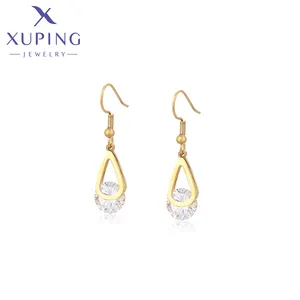 TTM-07 Xuping jewelry Fashion High Quality 18K Gold Plated Earring women jewellery stainless steel earrings