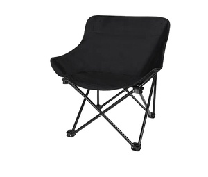 Hot Sale Outdoor Camping <b>Folding</b> <b>Moon</b> <b>Chair</b> High Back Portable Picnic Wood Camping <b>Chair</b> with Carrying Bag - Product Image 2