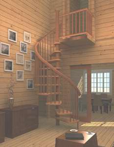 Chalet de madera prefabricado fácil de montar estilo de diseño tradicional moderno para sala de estar dormitorio Oficina cocina en venta - Product Image 3