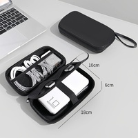Tas Penyimpanan Digital Murah Tahan Air dengan Ritsleting, Tempat Kabel Data, Casing Power Bank Eva, Tempat Power Pack