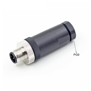 Connecteur <span class=keywords><strong>M12</strong></span> 4/5/6/8/12 broches mâle femelle surmoulé droit <span class=keywords><strong>M12</strong></span> code A B D - Product Image 2