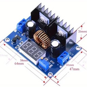 XH-M404 Dc Dc <b>Converter</b> 64x47mm Digital Display Adjustable <b>Voltage</b> Buck Module For Power Supply Regulation Electronics Projects - Product Image 1