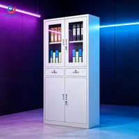 Armoire de classement moderne à 2 tiroirs avec serrure intelligente en métal, rangement sécurisé pour documents, idéale pour le bureau, la maison ou la salle de sport