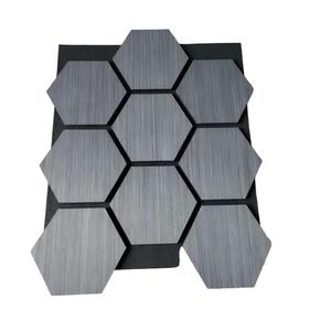 Pannelli Acustici Esagonali Moderni Akupanel a Nido d'Ape in Fibra di Poliestere, <span class=keywords><strong>Spessore</strong></span> 9+9mm, Densità 1350gsm, Pannelli Acustici da Parete per Hotel - Product Image 1