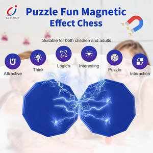 Set di Scacchi Educativo Classico Chengji, Gioco <span class=keywords><strong>da</strong></span> <span class=keywords><strong>Tavolo</strong></span> per Attività Interattive Genitore-Figlio, Scacchi Magnetici con Pedine - Product Image 2