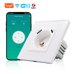 Tuya Smart French Socket 86 Type Wi-Fi With Type C <b>USB</b> Port Universal Use - Product Image 1