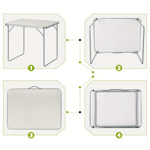<span class=keywords><strong>Table</strong></span> pliante portable, surface lisse, légère, pliable comme un porte-documents, <span class=keywords><strong>table</strong></span> de pique-nique pliable pour le <span class=keywords><strong>camping</strong></span> - Product Image 6
