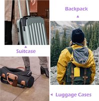 Etiqueta de bolsa de viaje de logo personnalisé et design étiquettes de carte de visite en cuir PU étiquette de bagage pour sac de voyage valise
