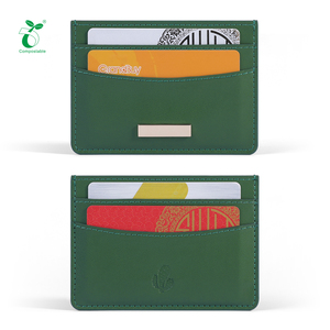 Tarjeteros Minimalistas de Cuero de <span class=keywords><strong>Cactus</strong></span>, Compostables, Ecológicos, Biodegradables, Personalizables OEM ODM, Cartera Delgada y Sostenible - Product Image 4