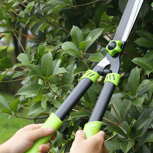 <span class=keywords><strong>Pas</strong></span> <span class=keywords><strong>cher</strong></span> haute dureté lame antidérapant long manche sécateur SK5 acier portable durable arbre haie sécateur ciseaux - Product Image 1