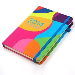 Low price custom printing school color hardcover blank writing notebook