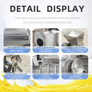 Tự Động Trái Cây Hoàn Hảo Xoắn Ốc Máy Ép Trái Cây Cho Táo Cam Quả Quả Các Loại Hạt Và Nước-Với Động Cơ Cho Trái Cây Nhà Máy Chế Biến - Product Image 4