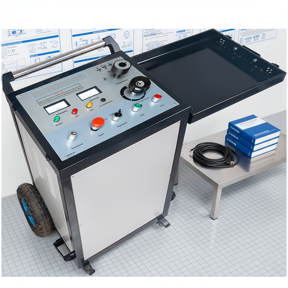 Trolley High Voltage Pulse Generator Testing Machine Cable Fault ...