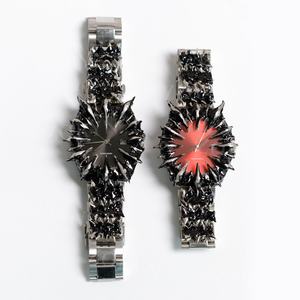 Reloj de Pulsera Gótico Y2K de Cuarzo con Diseño Personalizado de Alabastro para Hombre, Decoración Única con Garras, Estilo Gótico - Product Image 6